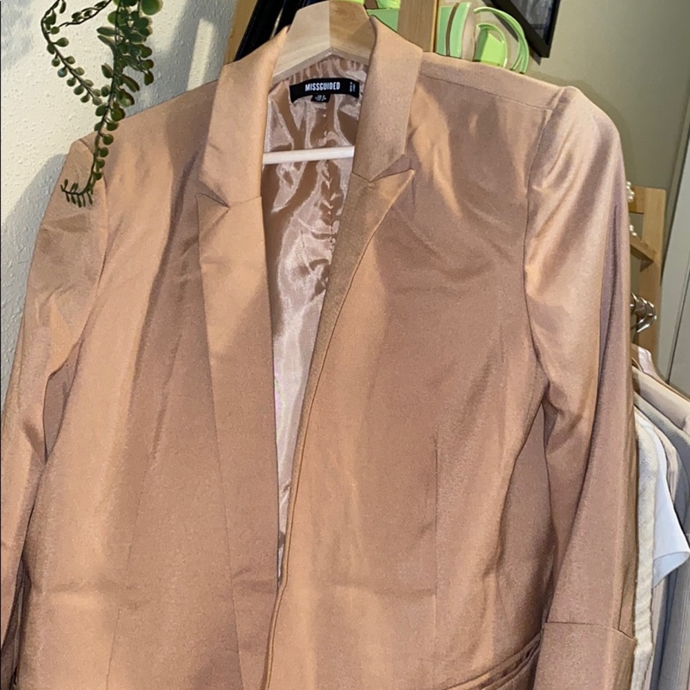 Misguided brown blazer